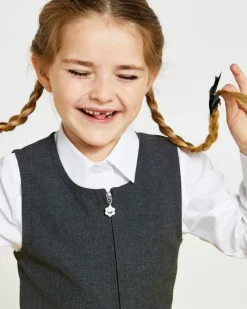 Sale Dunnes Stores Zip Front Pinafore - Pack Of 2 (4-12 Years)